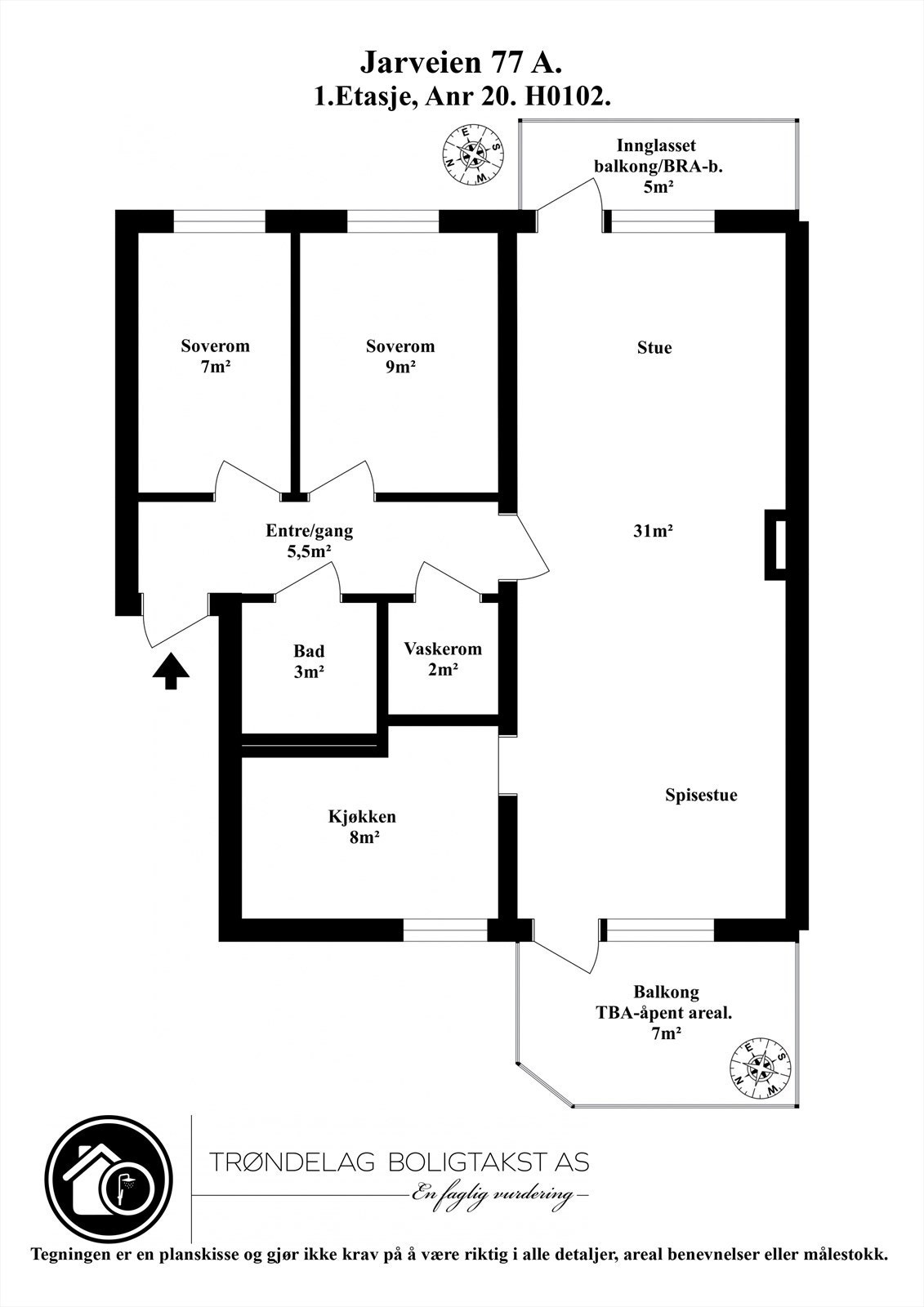 Jarveien 77 A. - 2D - 1.Etasje, Anr 20. H0102. - Letterhead (3).jpg Galleribilde