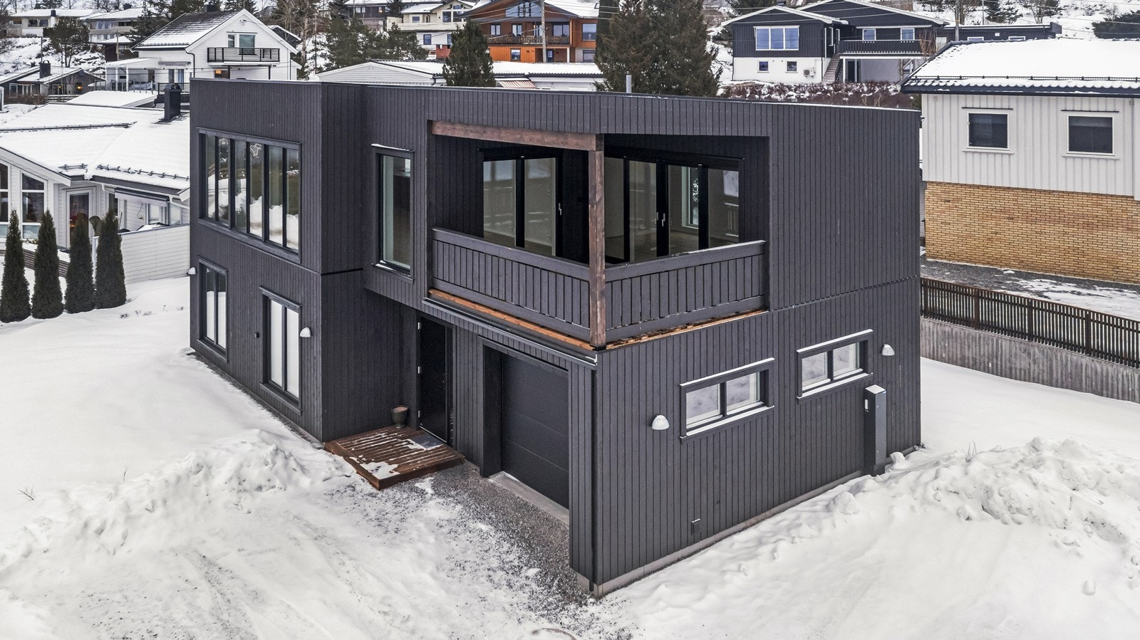 Overbygget veranda på 14 kvm i 2.etasje Galleribilde