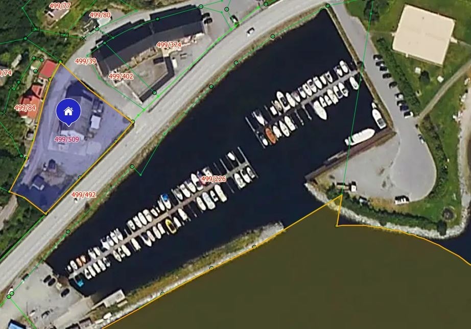 Kartutsnitt Galleribilde