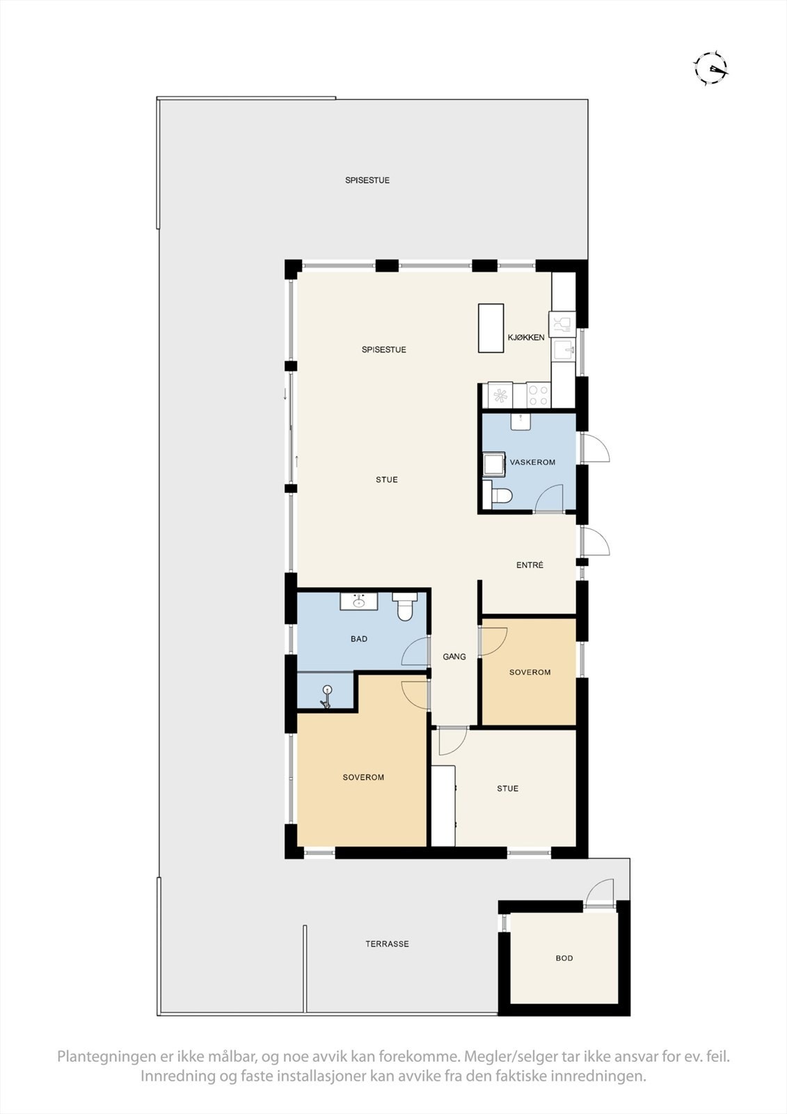 Plantegning - Ørnehaugen 28. Galleribilde