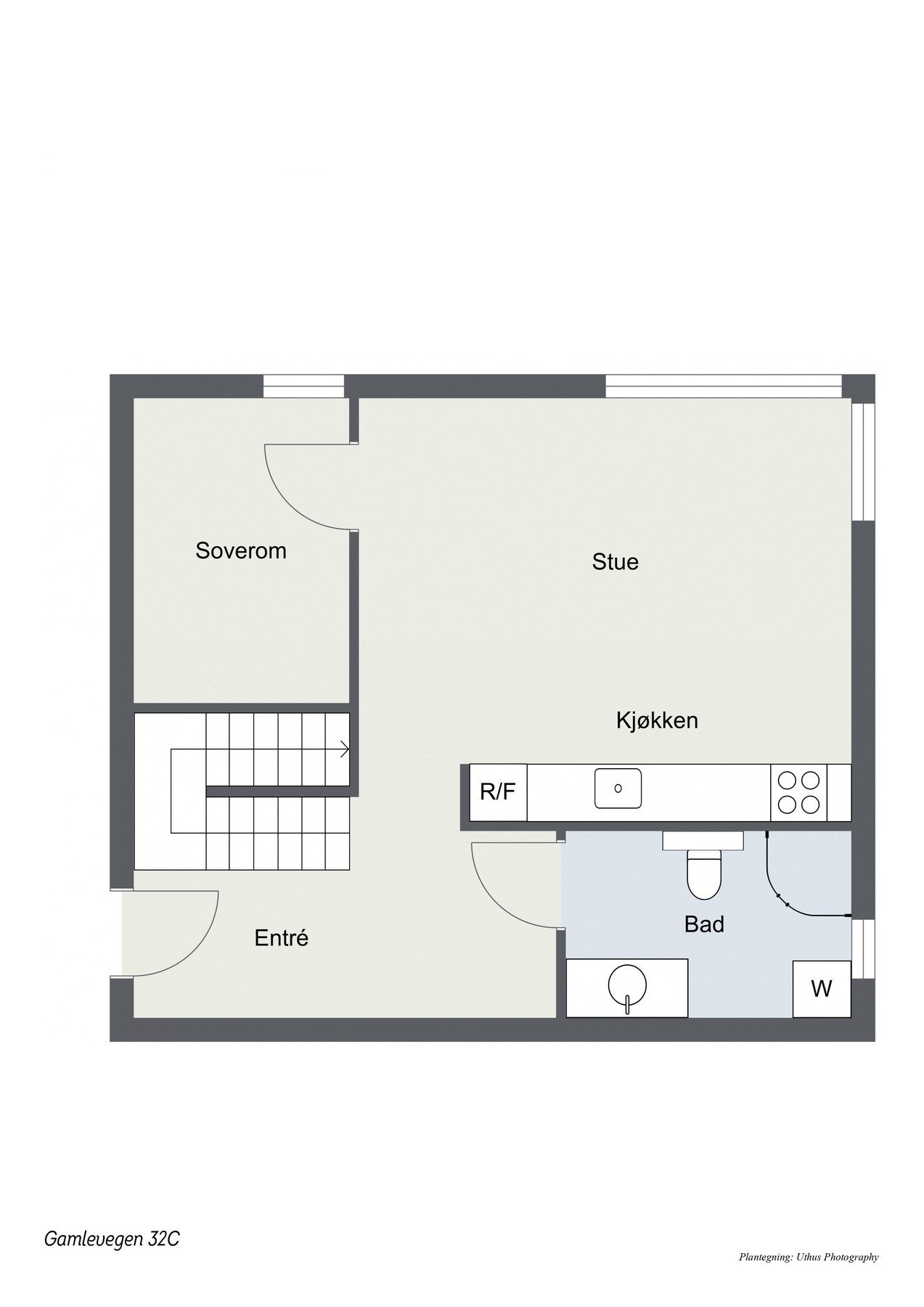 Plantegning 3. etg Galleribilde