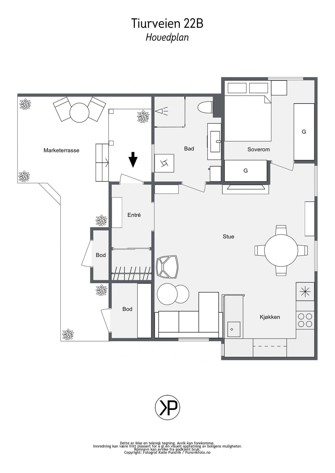 Plantegning Galleribilde