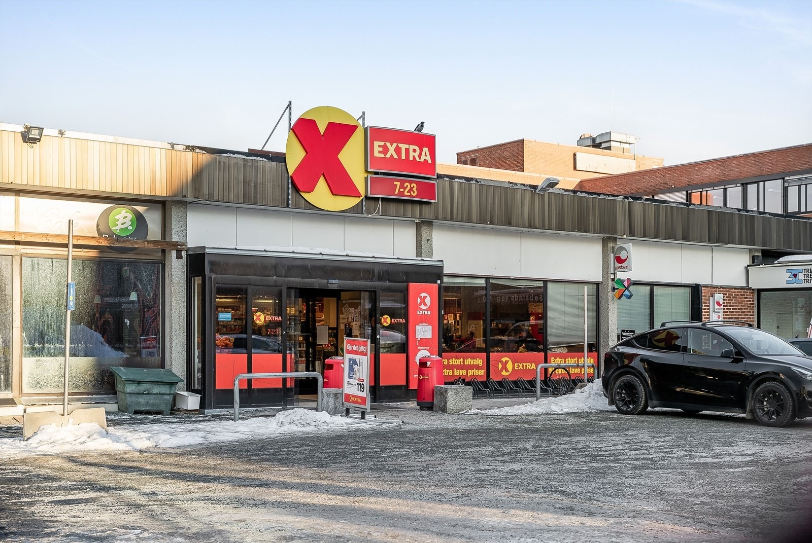 I umiddelbar nærhet til leiligheten finner du både Coop Extra og treningssenteret 3T. Galleribilde