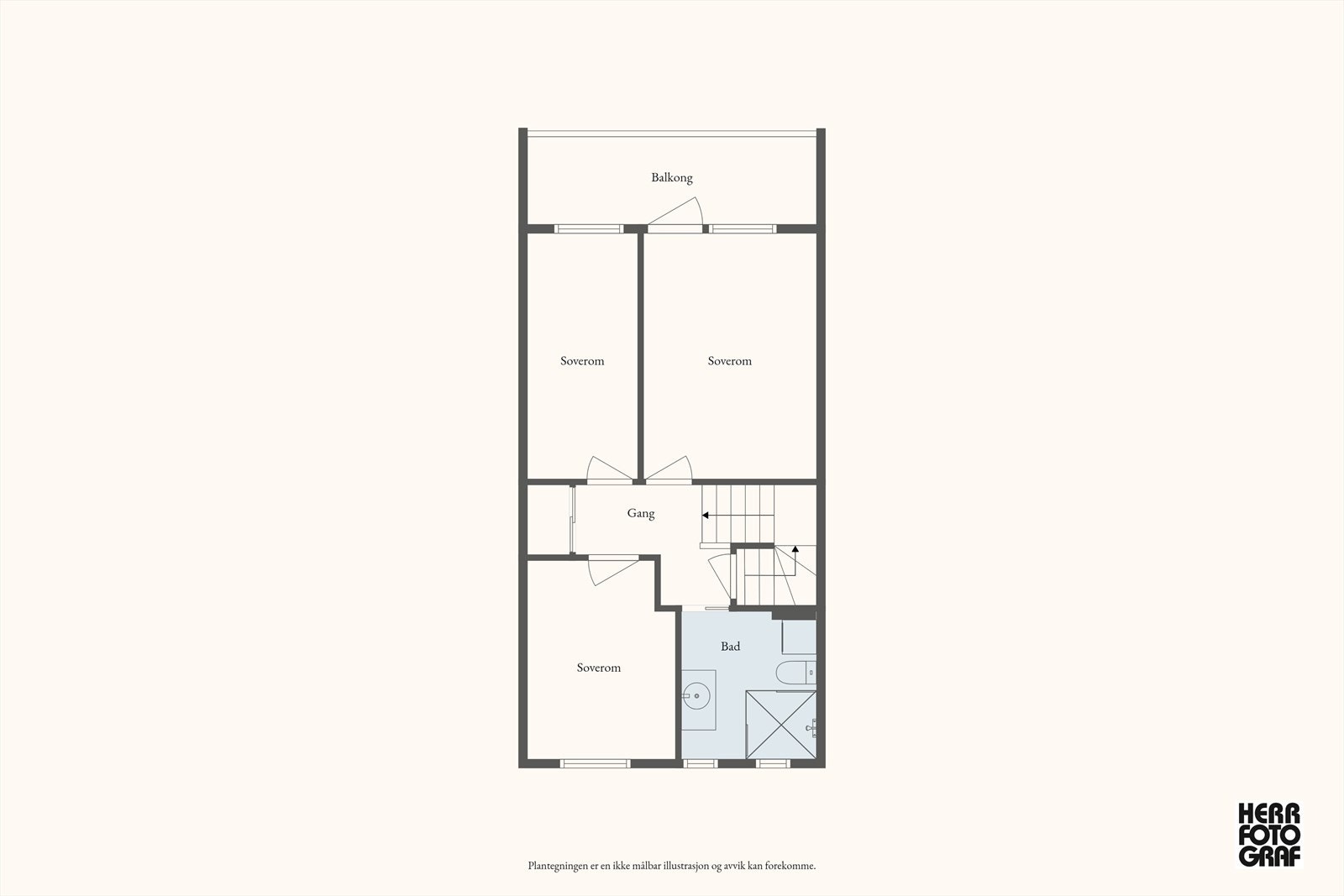 Plantegning av 2.etasje Galleribilde