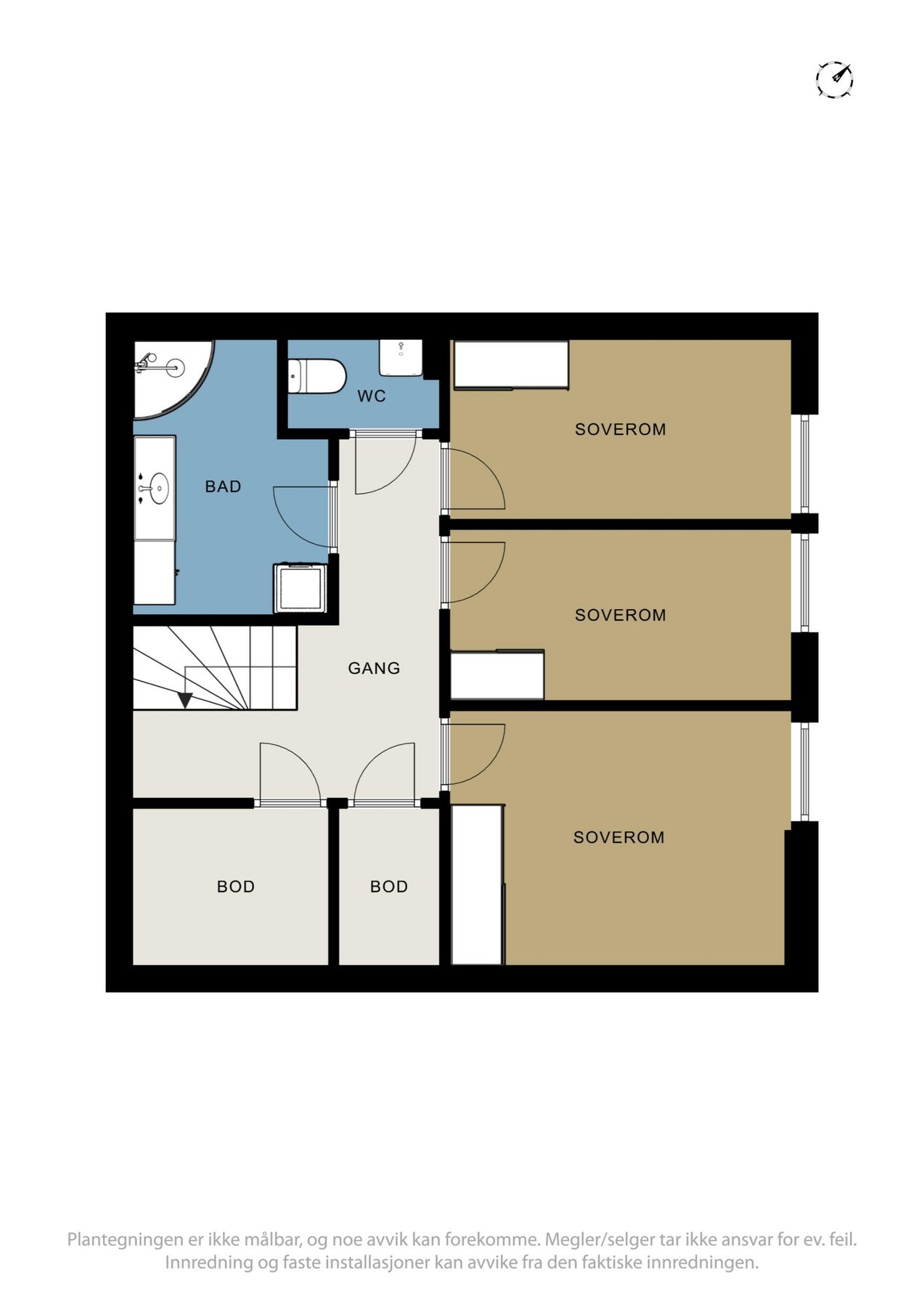 Planskisse Galleribilde