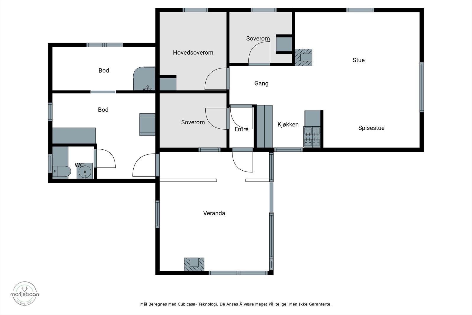 Plantegning Galleribilde