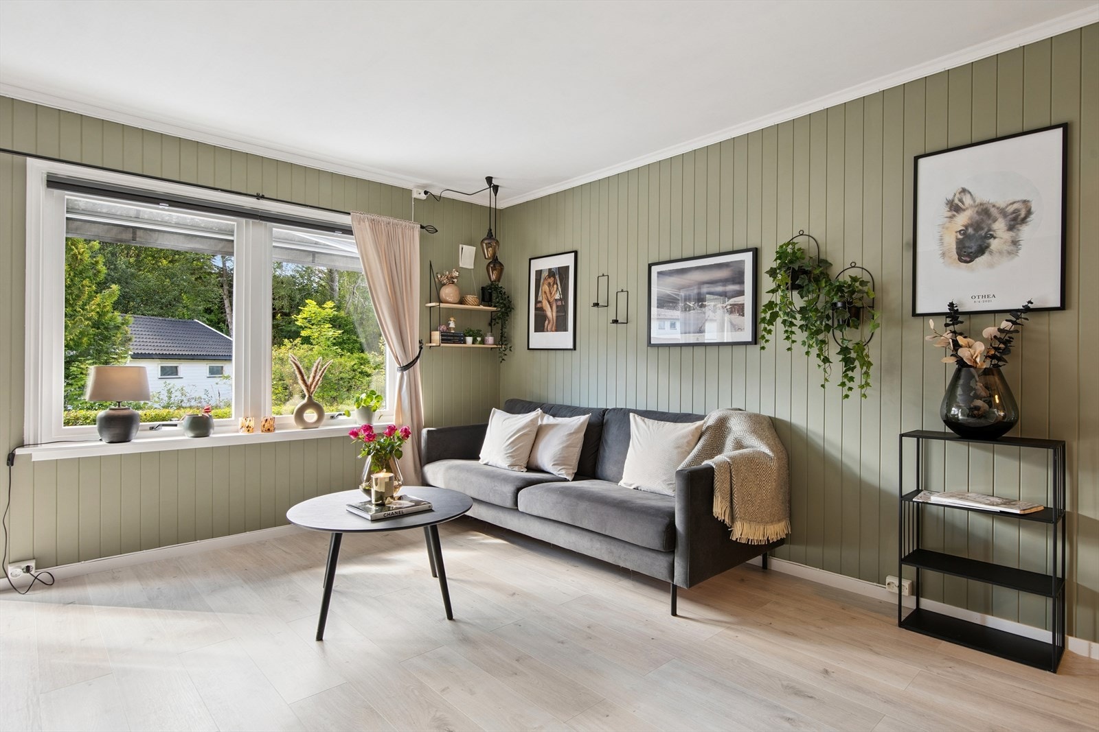 Store vindusflater gir et godt innelys. Galleribilde