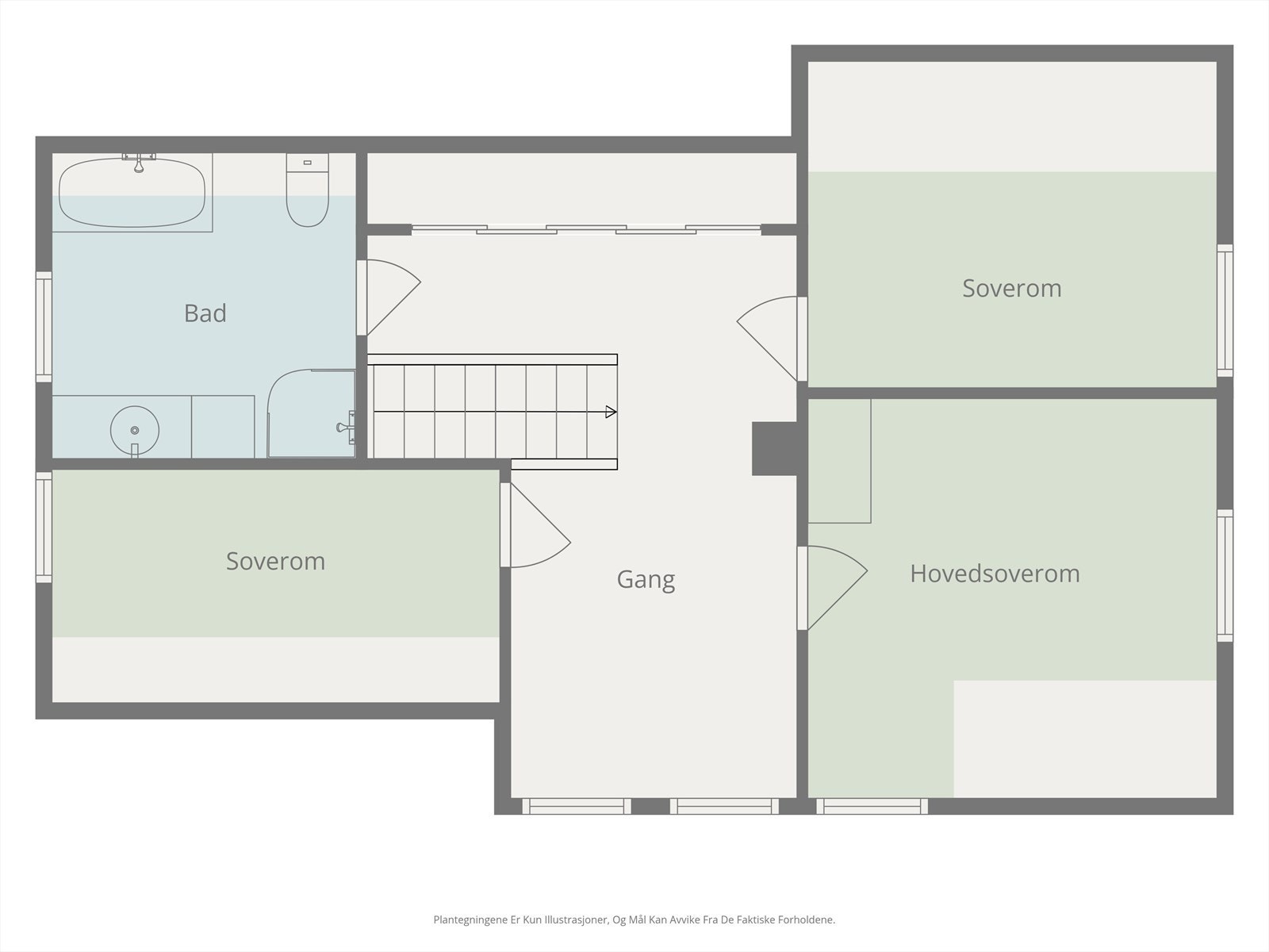 Plantegning 2. etasje. Galleribilde