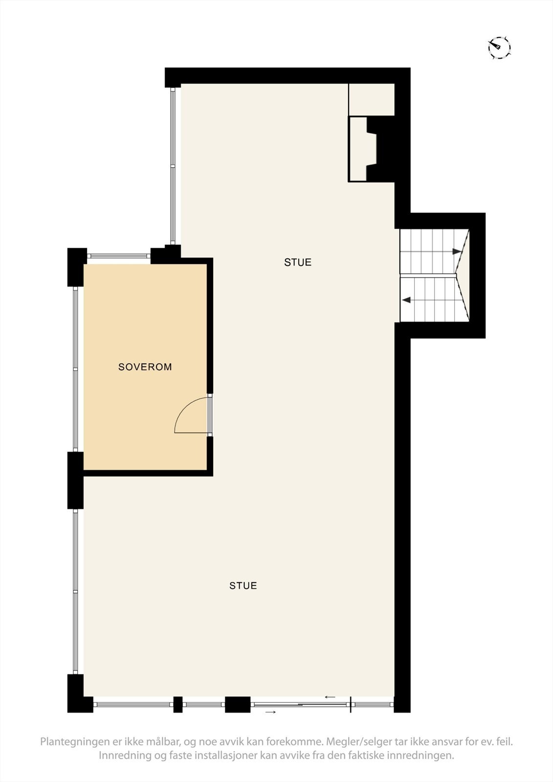 Planløsning - Hovedetasje - Første del: Galleribilde
