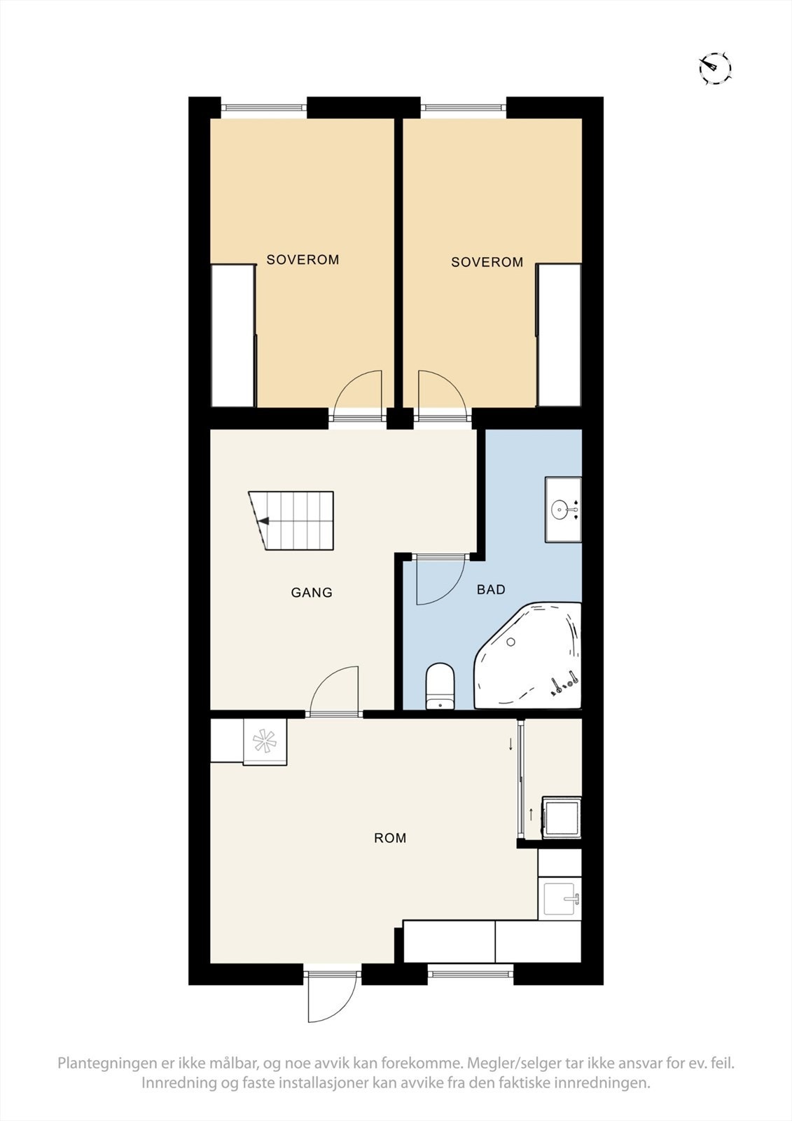 Plantegning kjeller. Galleribilde