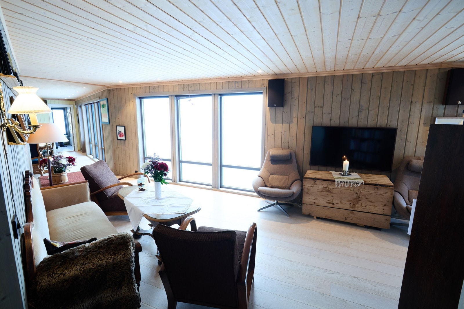 Sofagruppe med utsikt Galleribilde