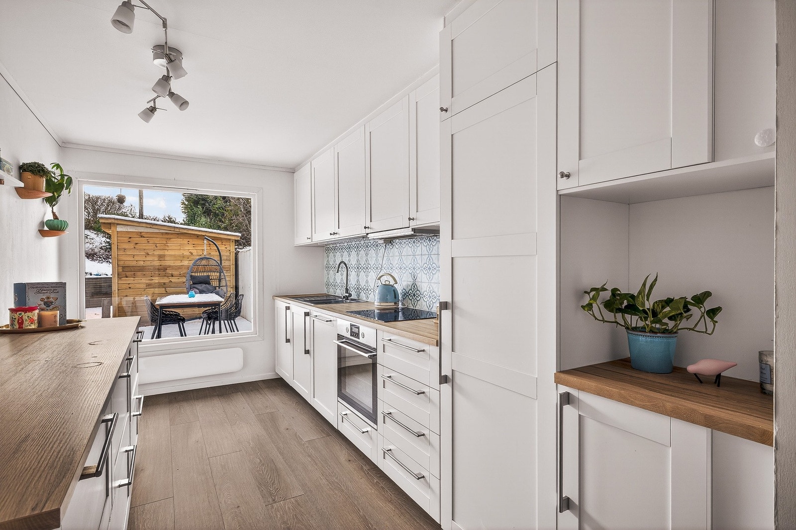 Kjøkkeninnredningen er IKEA fra 2017. Galleribilde