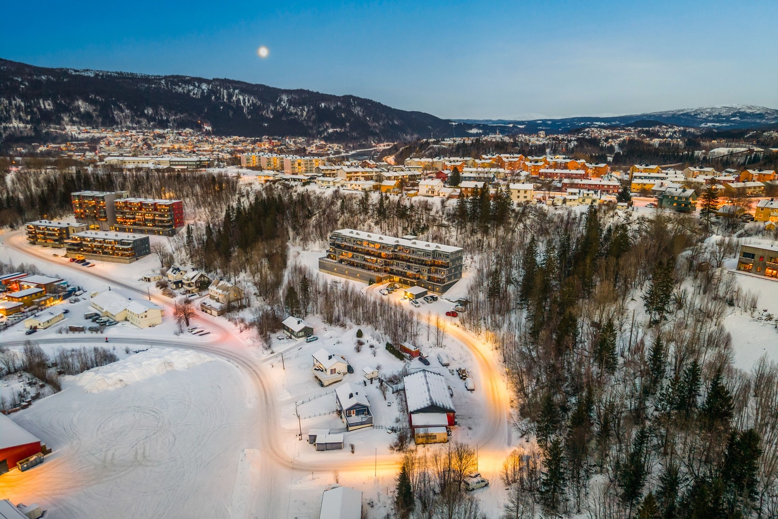 Her kan du bo med kort vei til de fleste fasiliteter Galleribilde