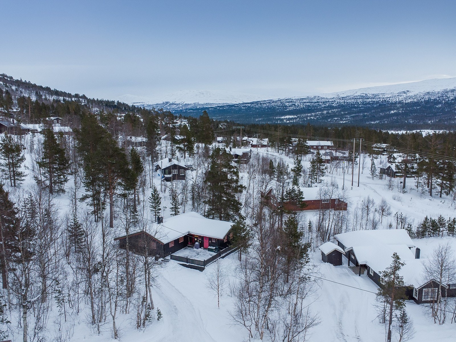 Dronebilde nærområdet Galleribilde