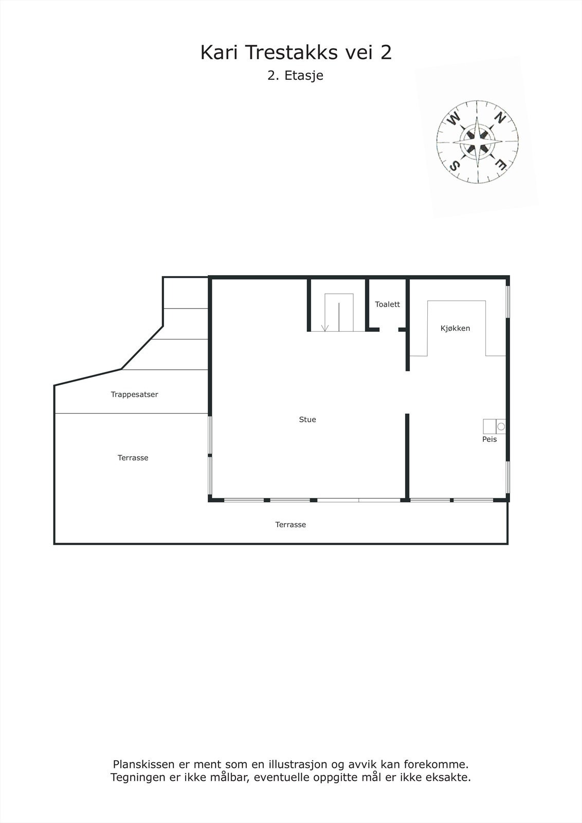 Plantegning 2.etasje Galleribilde