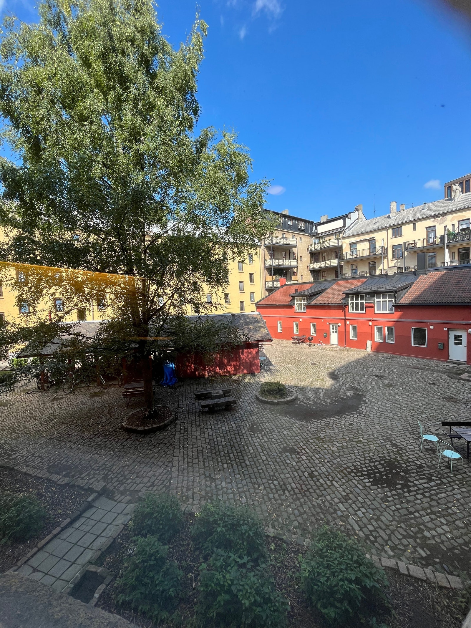 Skjermet og hyggelig bakgård. Galleribilde