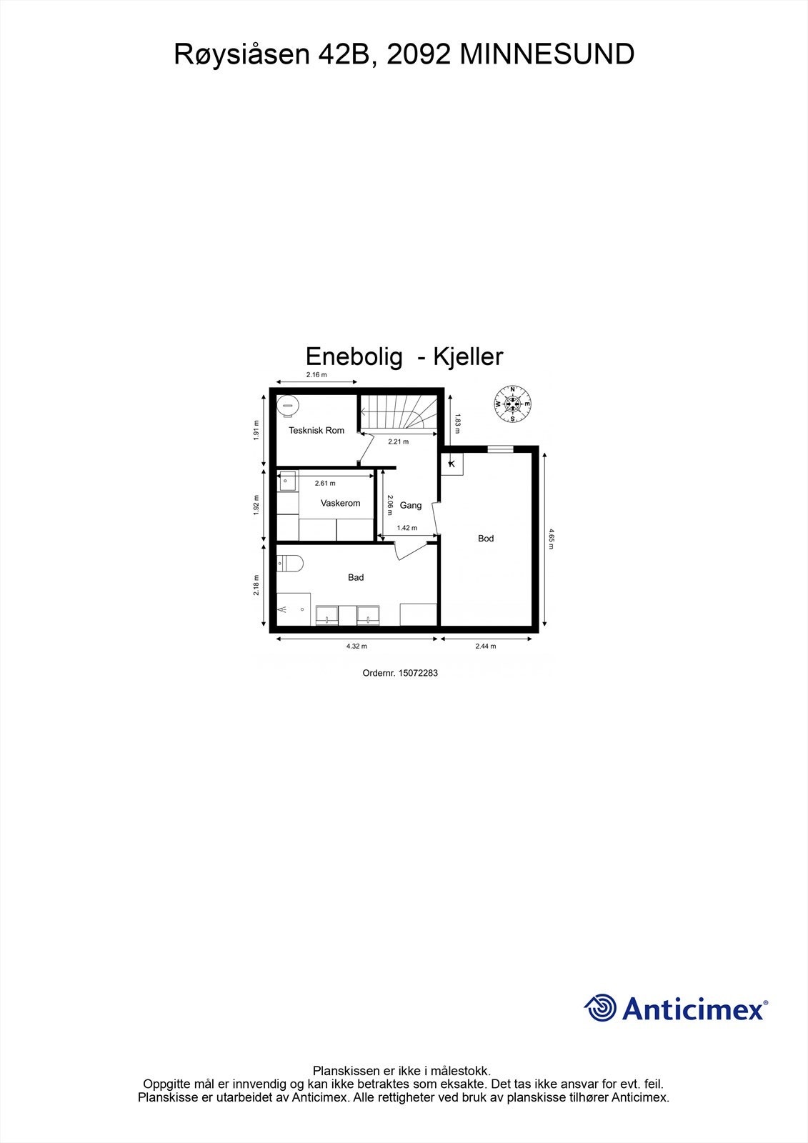 Plantegning Kjeller Galleribilde