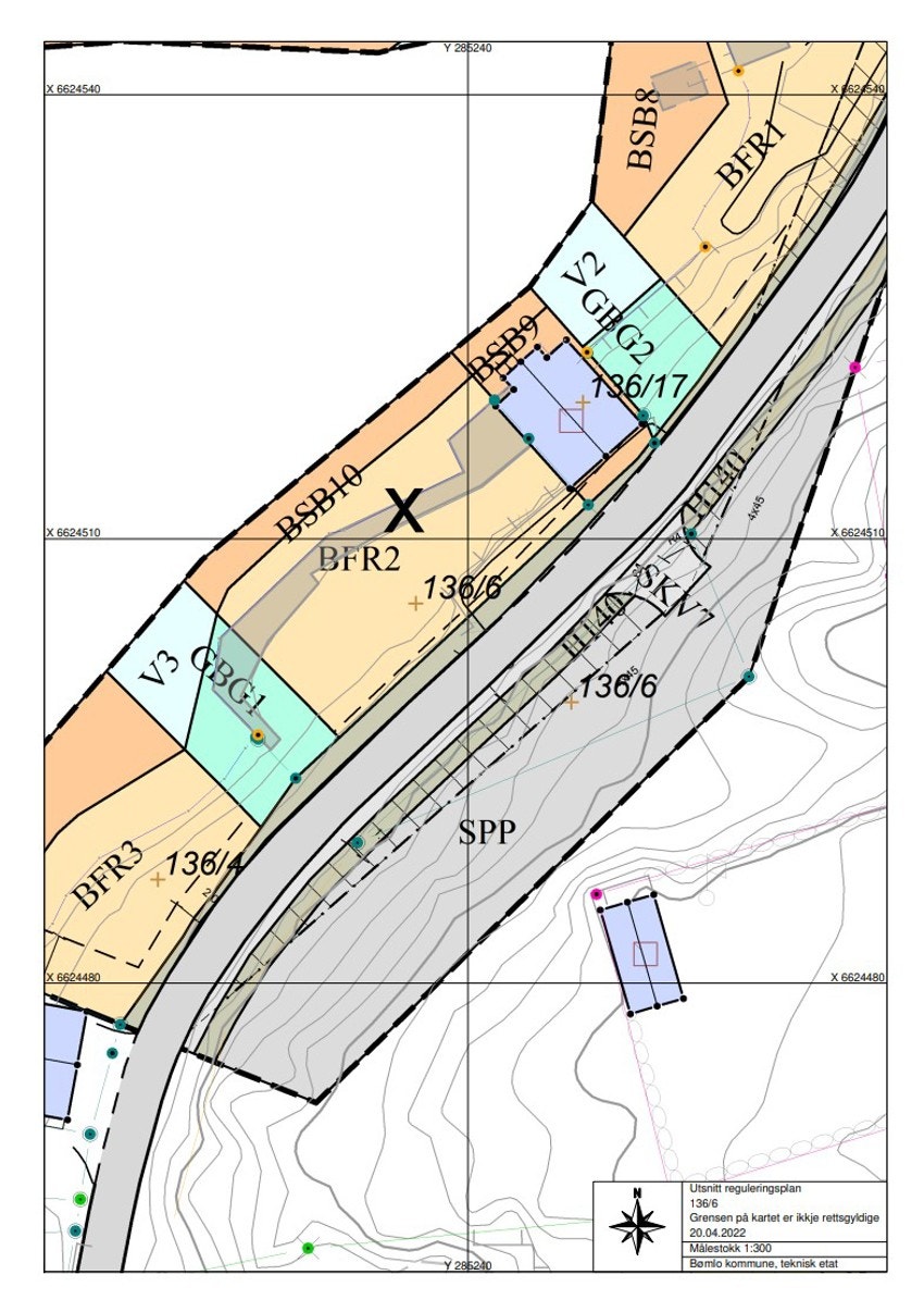 Reguleringskart - Lyklingsjøen Galleribilde
