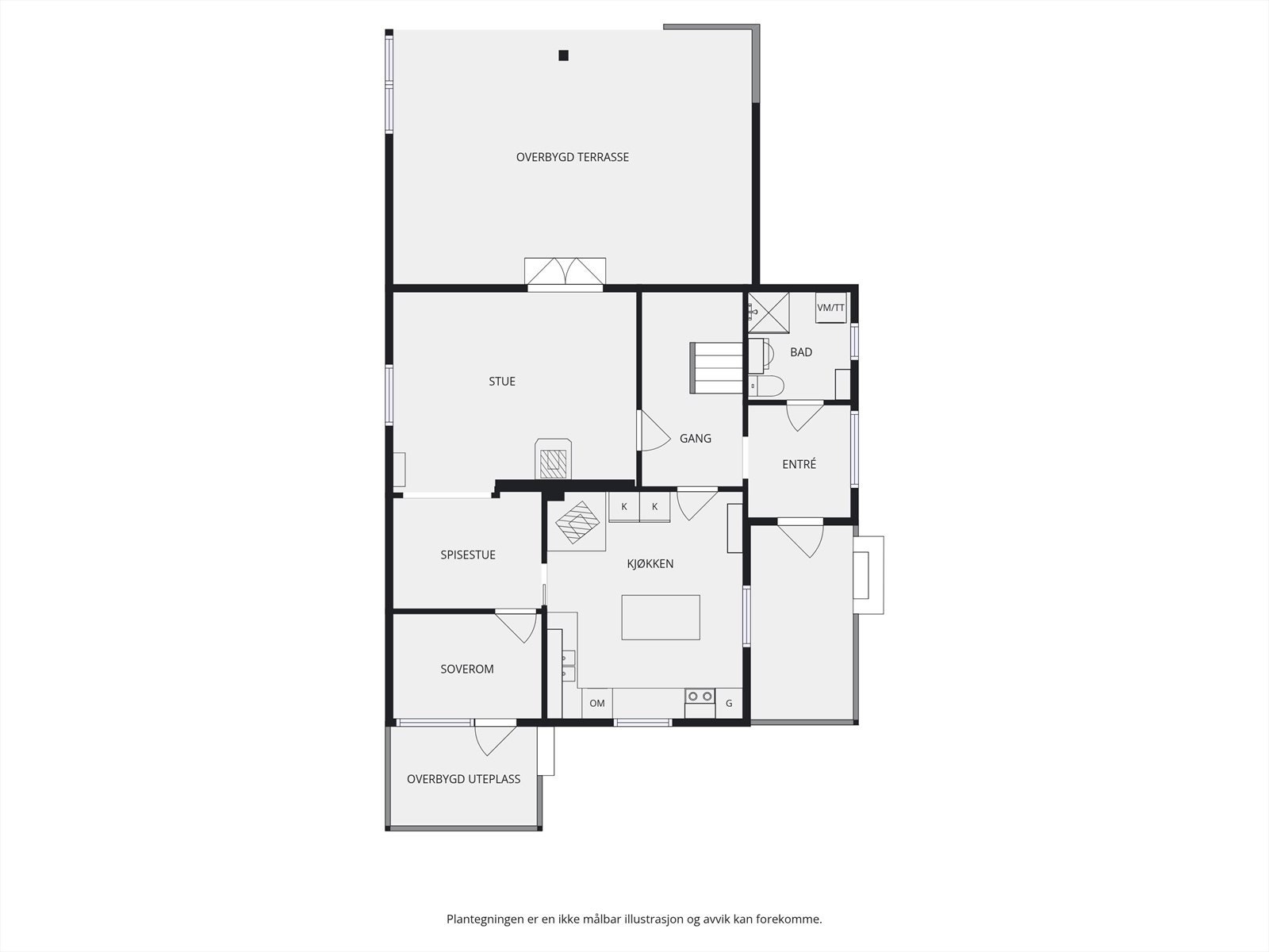 Plantegning 1. etasje. Galleribilde