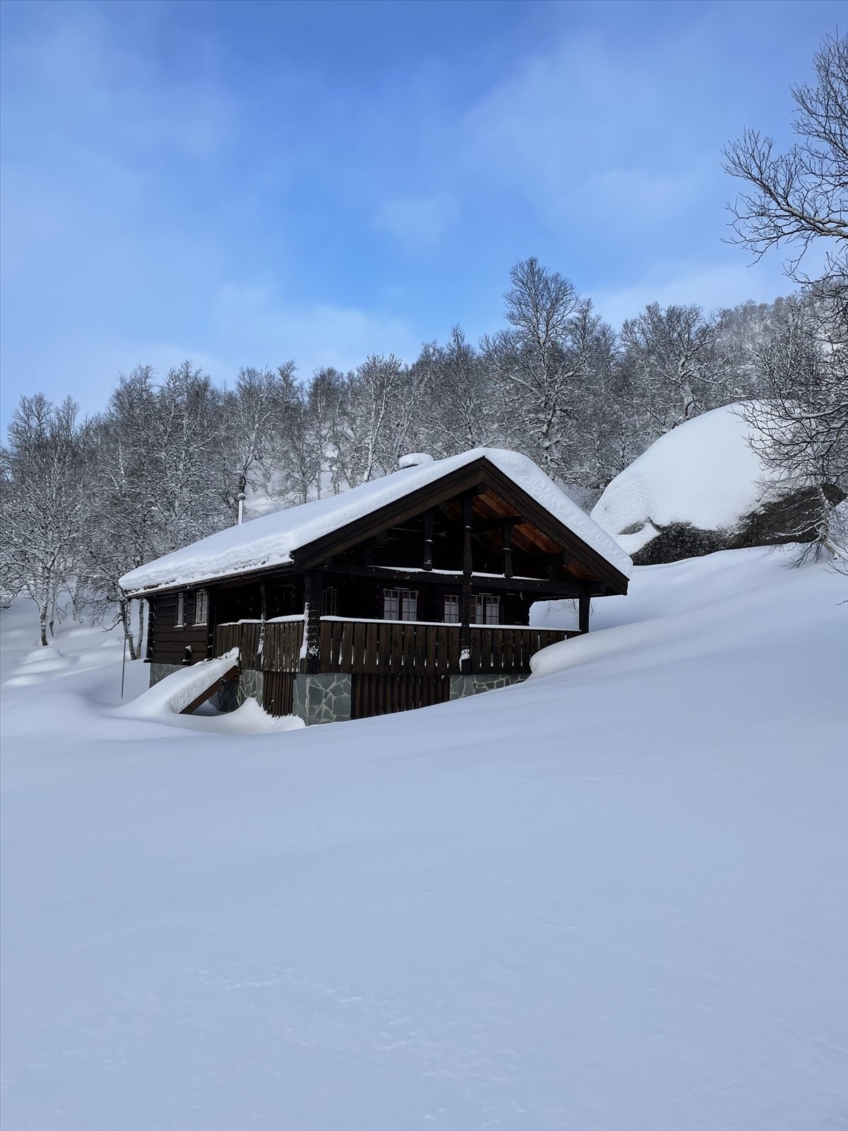 Velkommen til Donsen og Solheimsdalen 738 - En solid, laftet og særegen hytte fra Sirdal Håndlaft med naturskjønn og tilbaketrukket beliggenhet Galleribilde