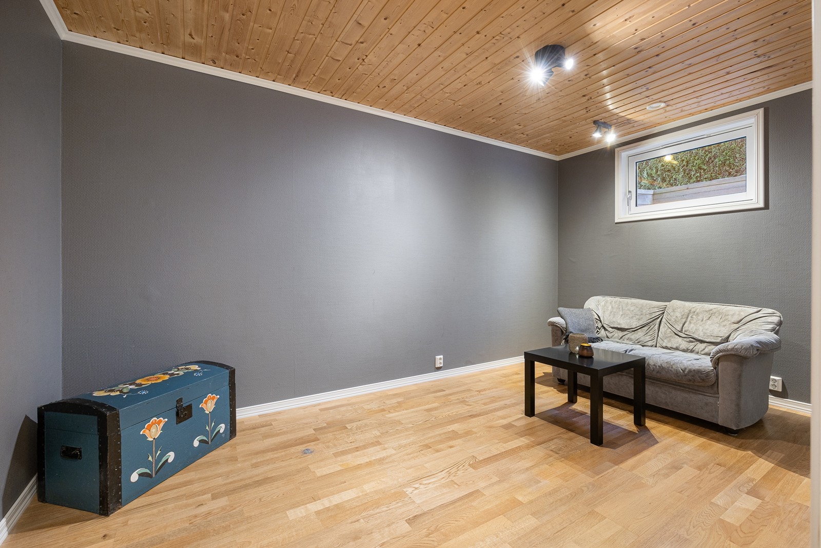 Disponibelt rom i kjelleren (bod på byggetegninger) Galleribilde