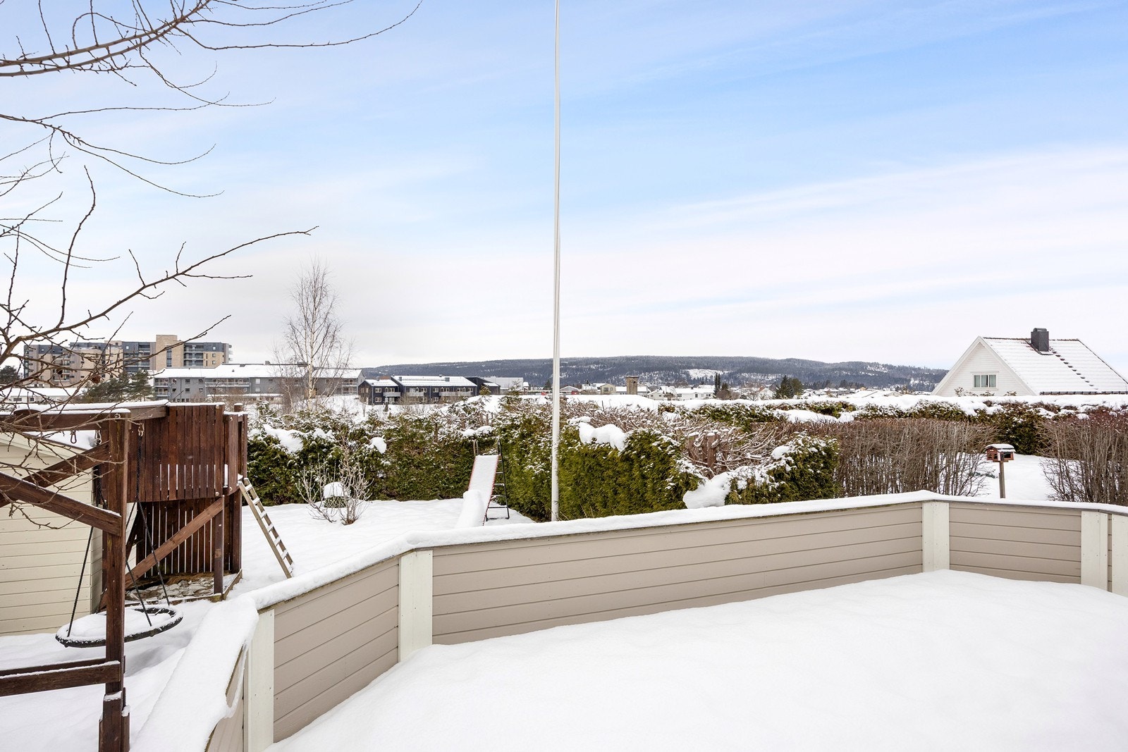 Utsikt fra terrassen Galleribilde