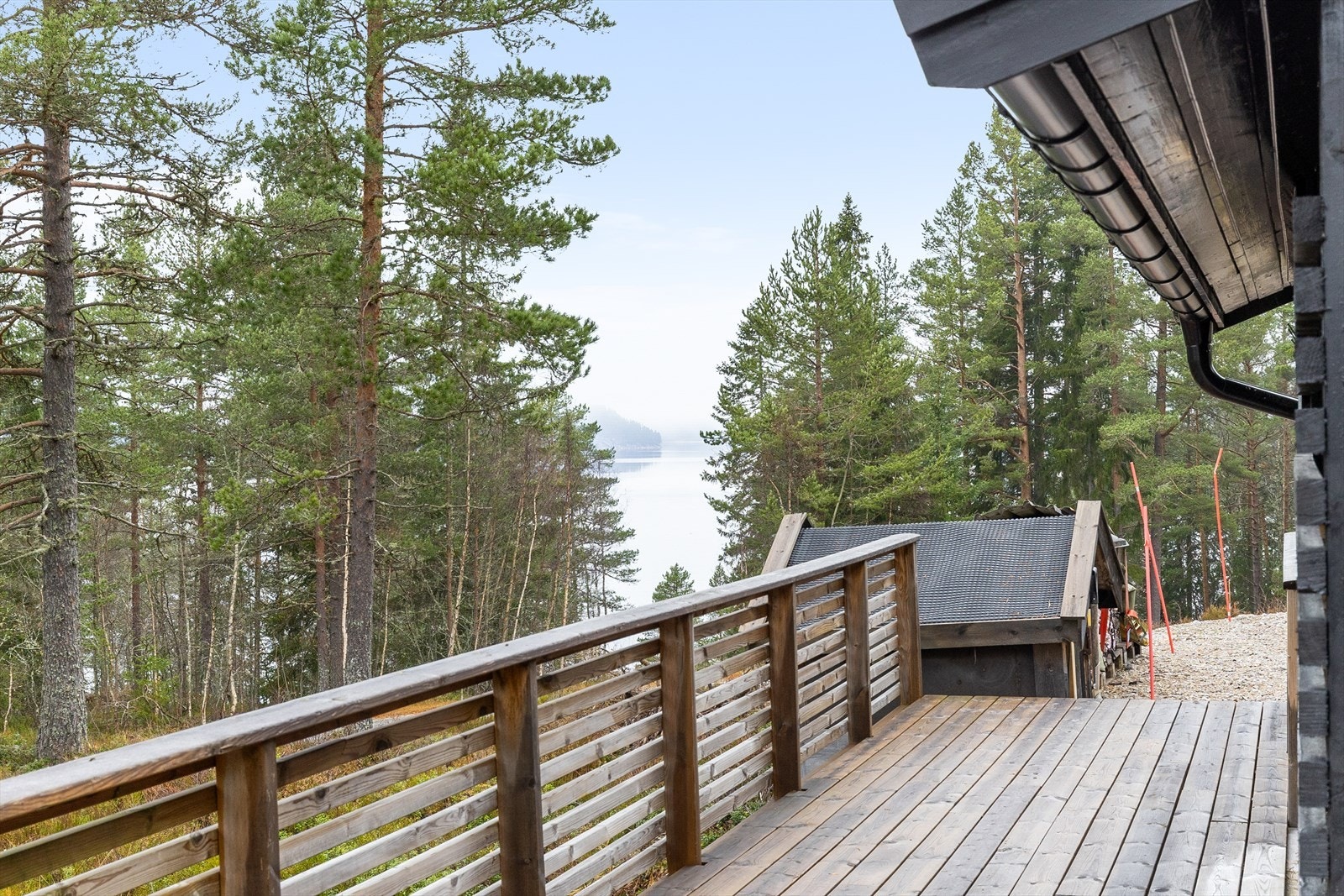 Utsikt fra terrasse Galleribilde