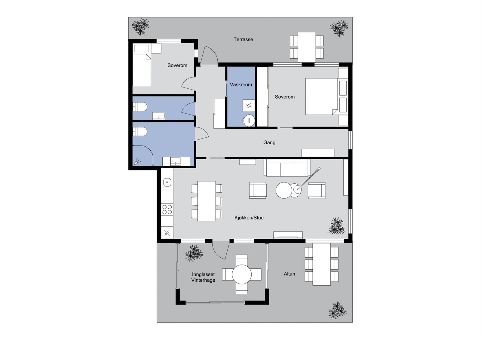 Plantegning. Galleribilde