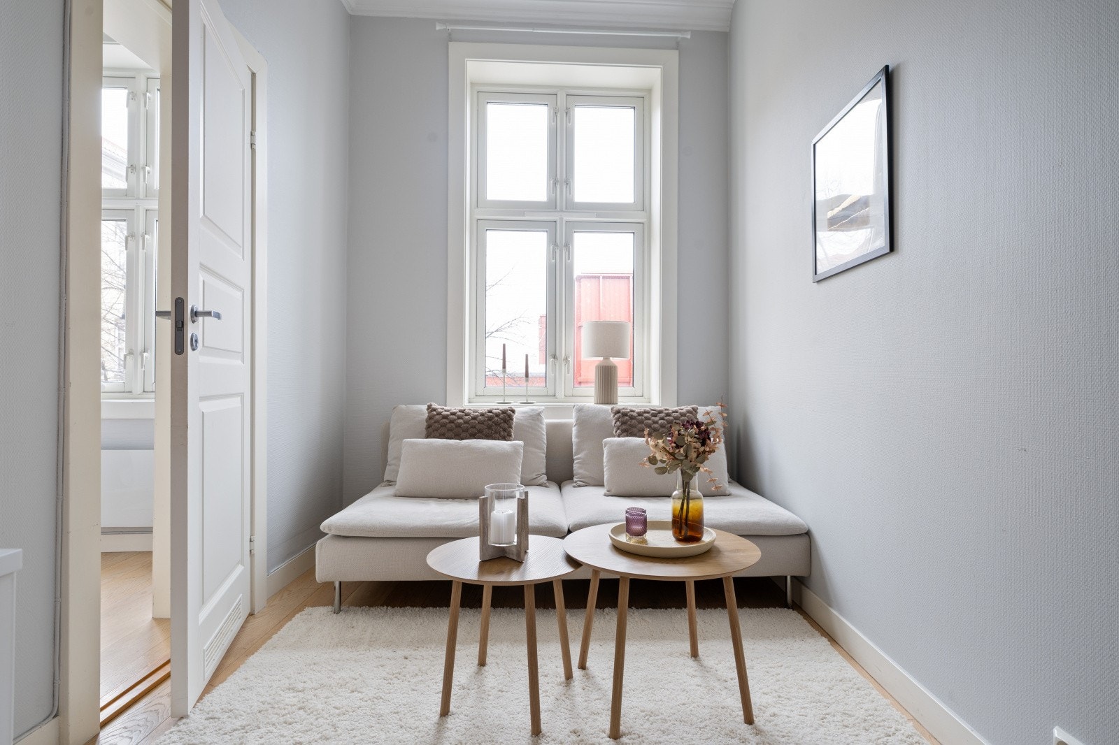 Stuen kan enkelt utvides ved å fjerne ett soverom/lettvegger Galleribilde