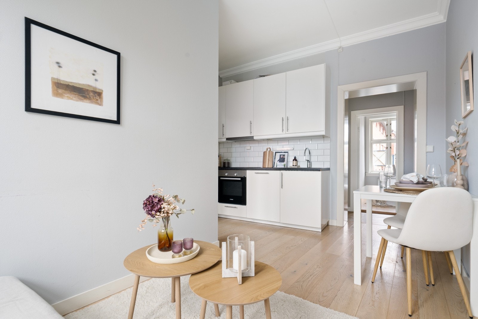 Åpen stue og kjøkken løsning Galleribilde