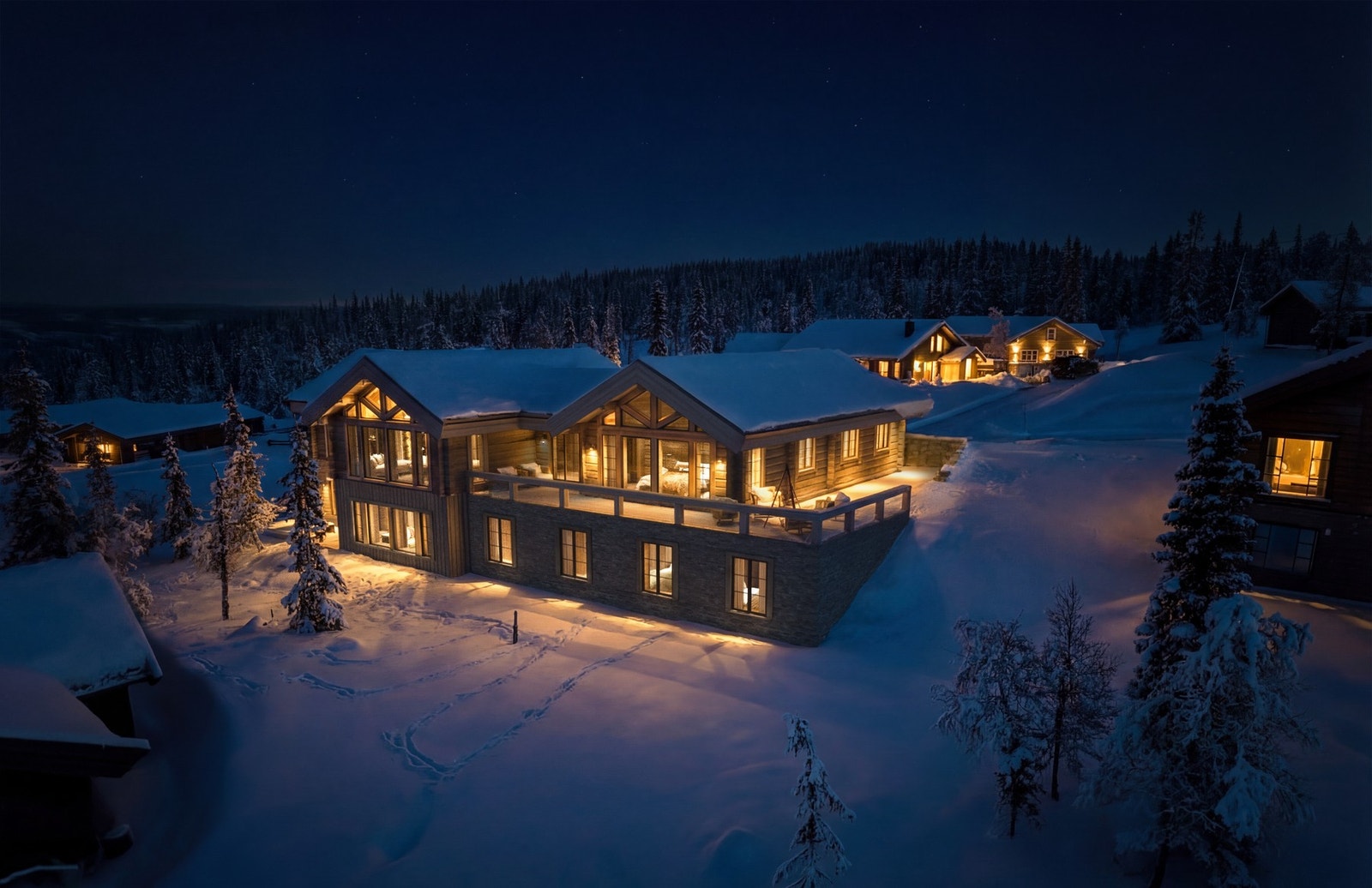 Varden 252 - en prosjektert hytte av høy kvalitet med fantastisk beliggenhet på Kvitfjell Vest (Illustrasjonsfoto, avvik vil forekomme) Galleribilde