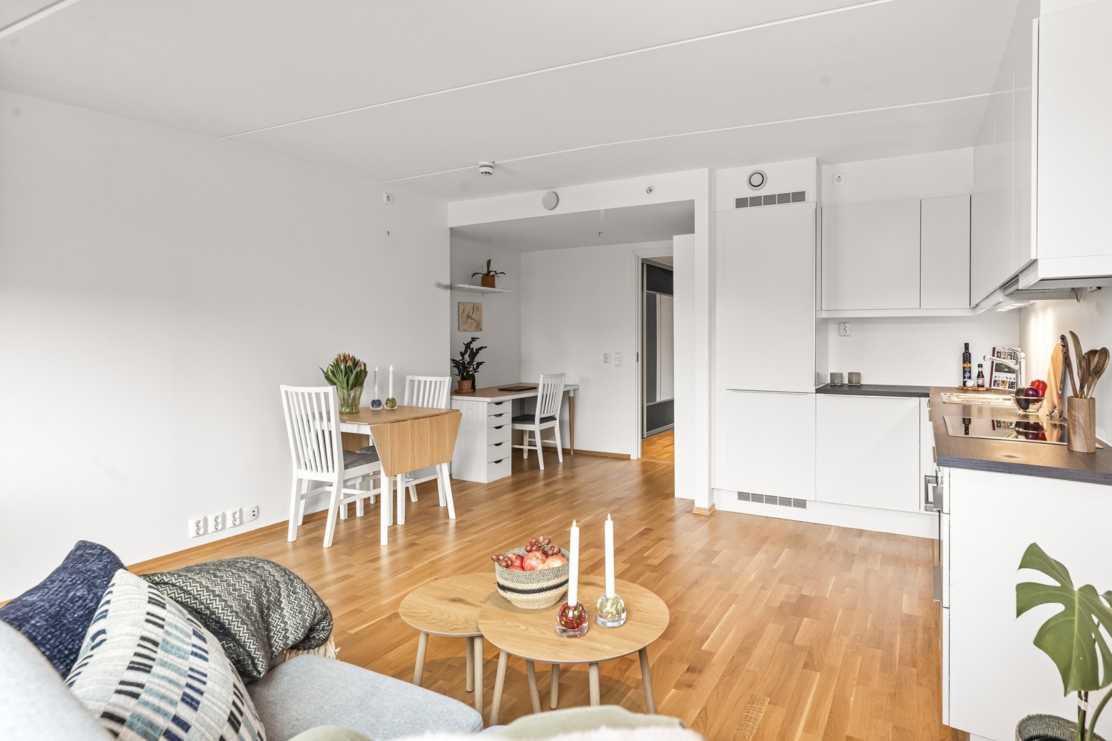 Stue og kjøkken. Galleribilde