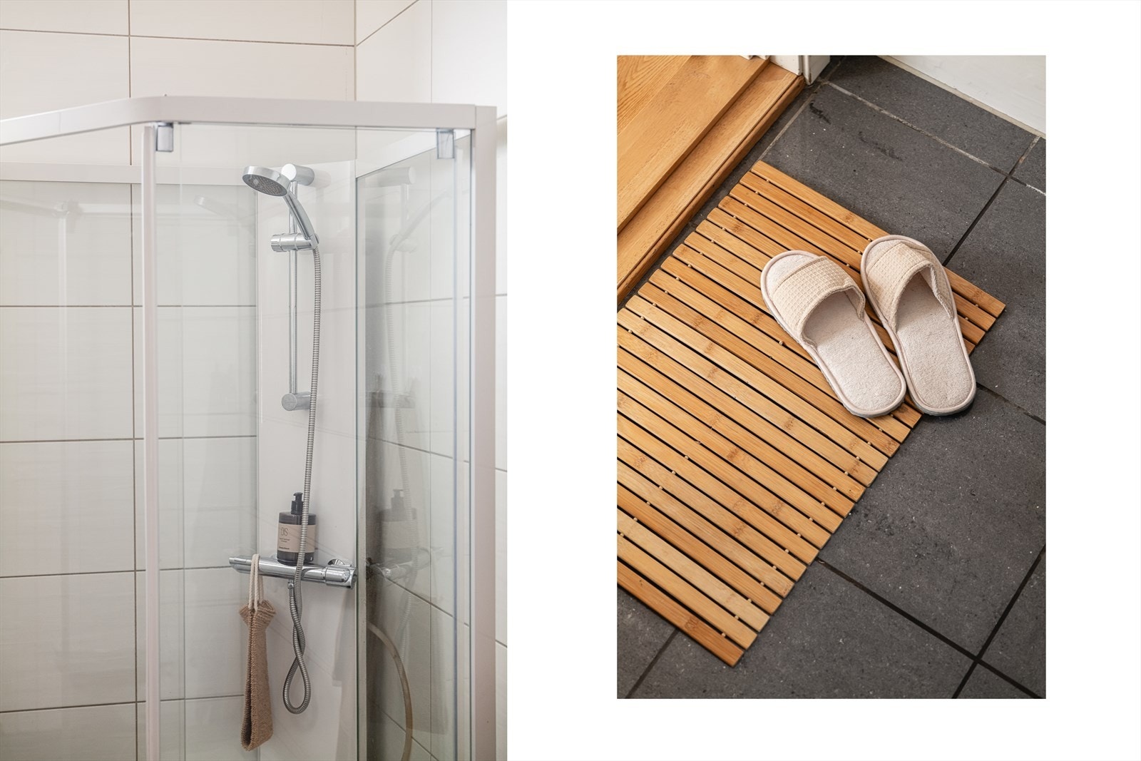 Funksjonelt familiebad med dusjkabinett og god planløsning. Galleribilde