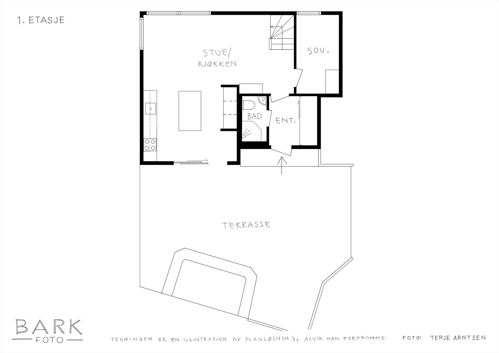 - Planskisse 1.etasje - Galleribilde