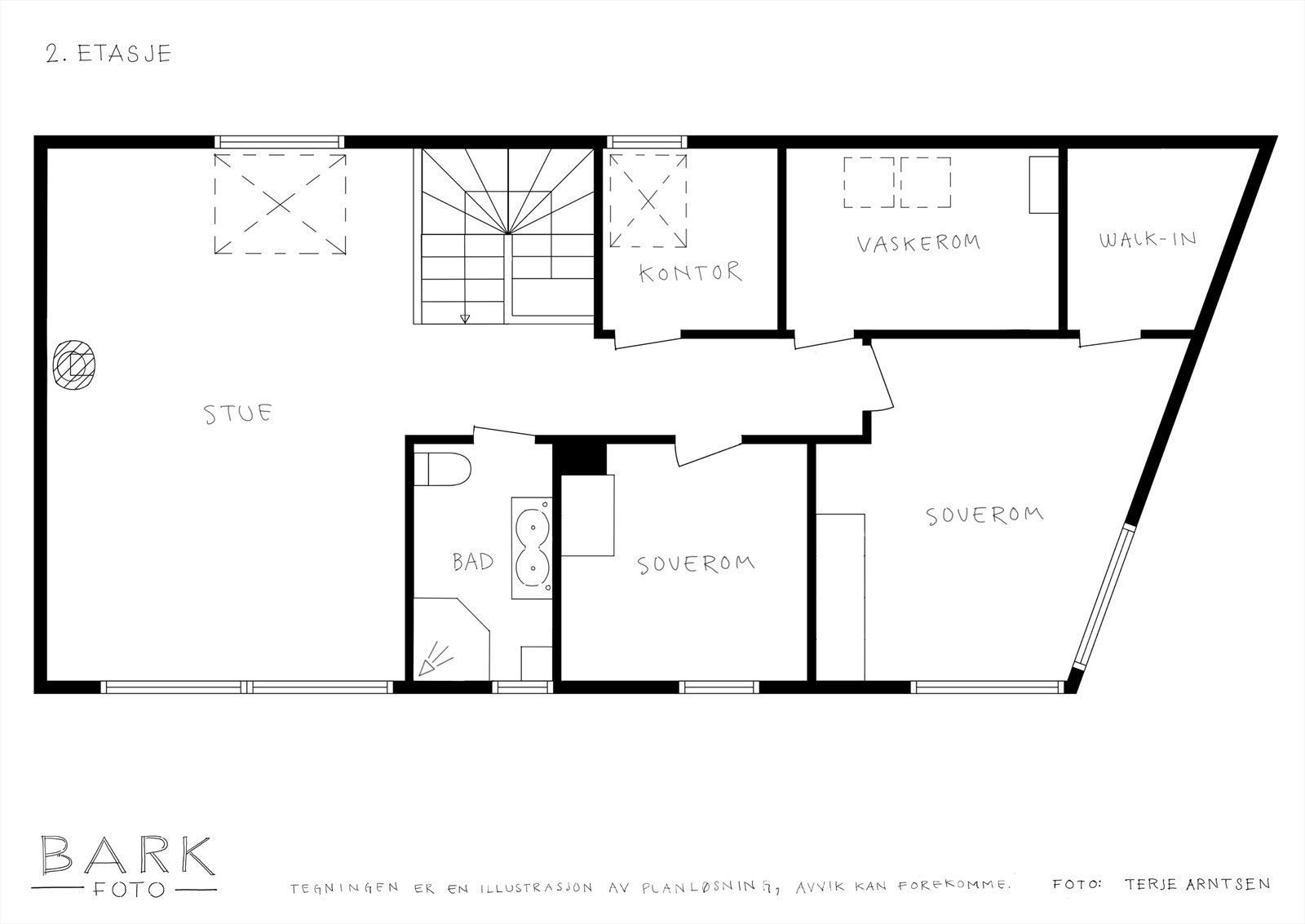 - Planskisse 2.etasje - Galleribilde
