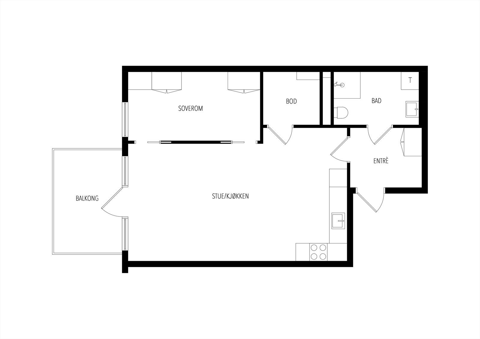 Plantegning. Galleribilde