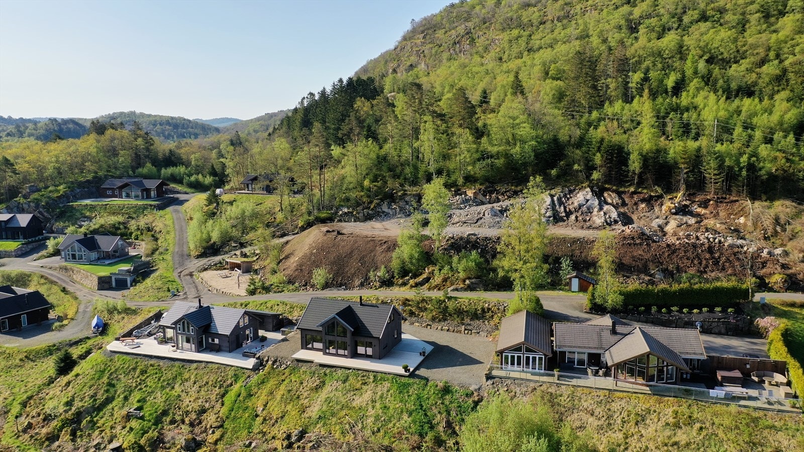 Hyttefeltet er et nyere felt som har blitt svært attraktivt. Her har du badeplass og mulighet for båtplass i kort avstand. Galleribilde