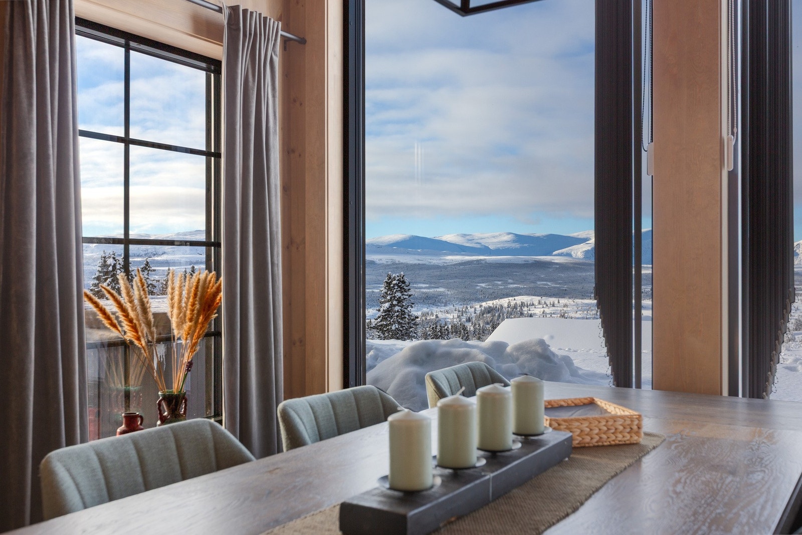 Her ligger alt til rette for å kose seg med et godt måltid mat! Galleribilde