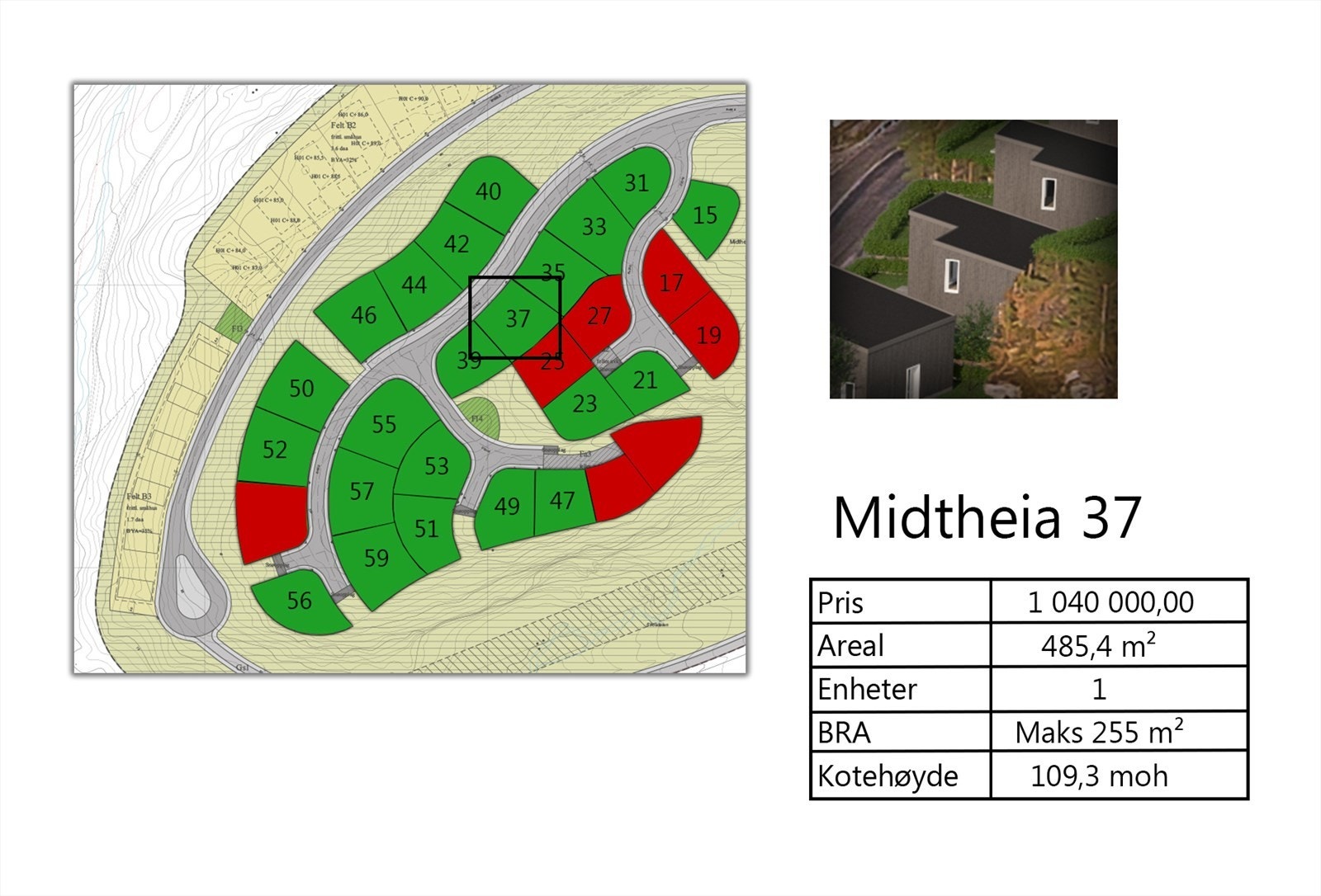Midtheia tomt 37 Galleribilde