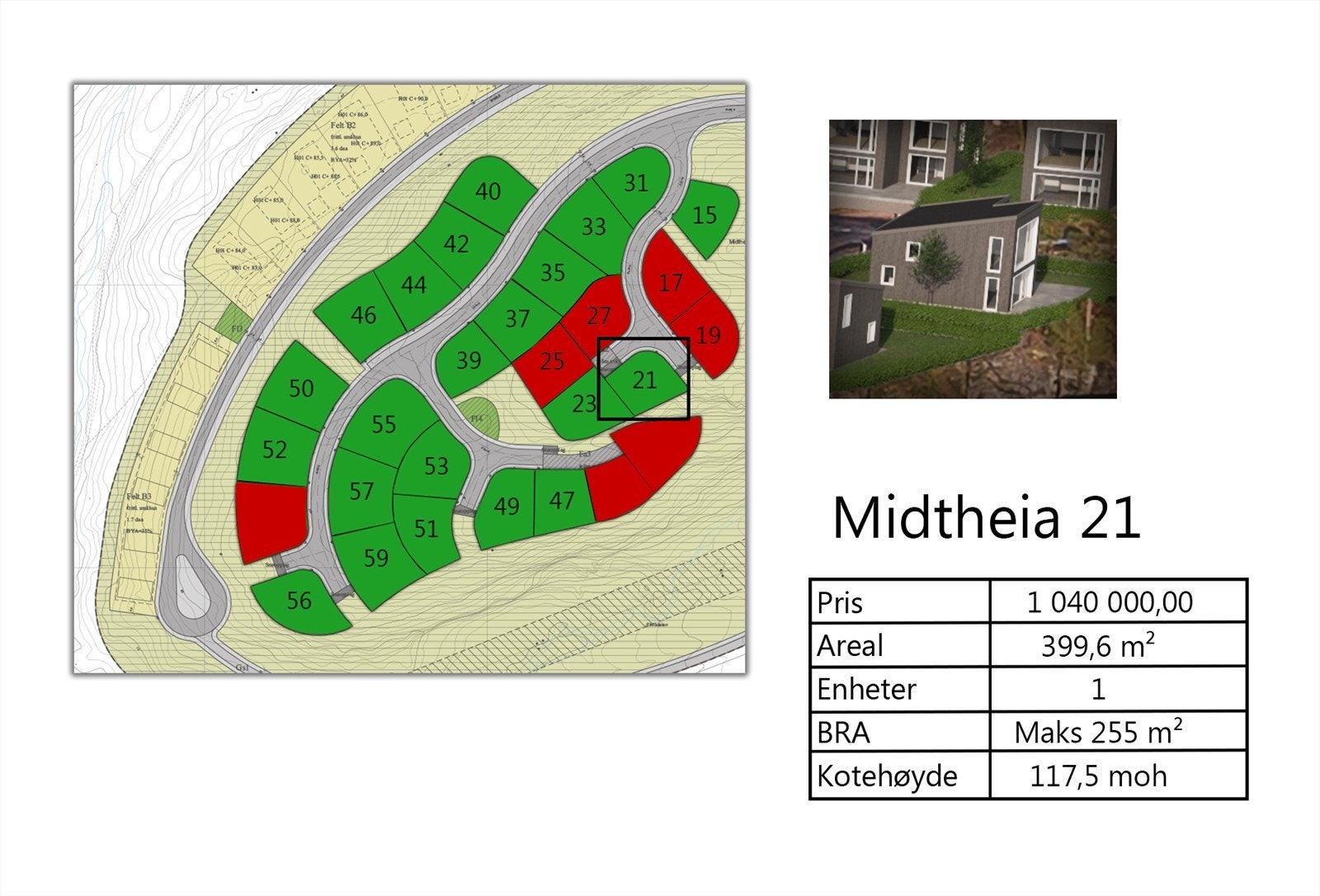 Midtheia tomt 21 Galleribilde