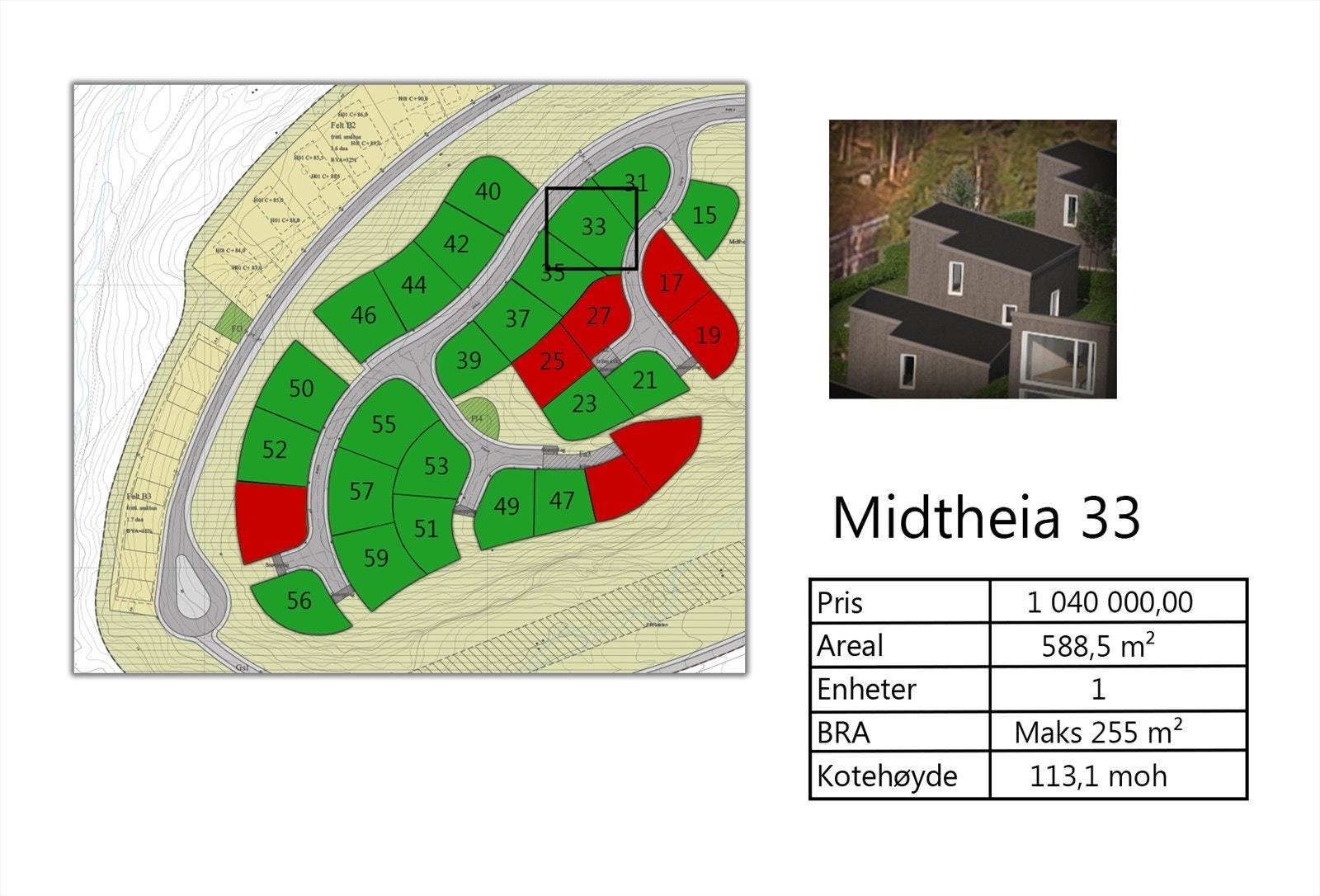 Midtheia tomt 33 Galleribilde
