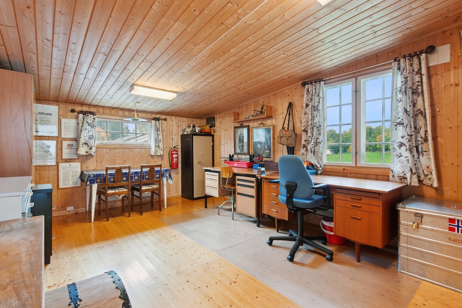 Hobbyrom i uthuset. Et meget funksjonelt rom! Galleribilde