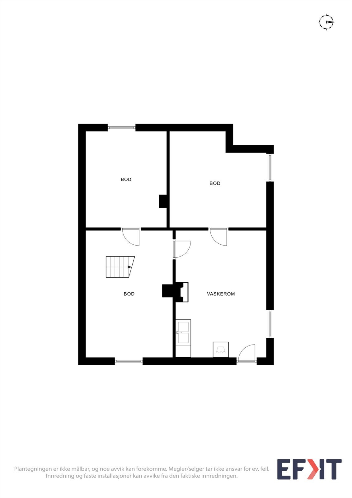 Plantegning kjeller Galleribilde