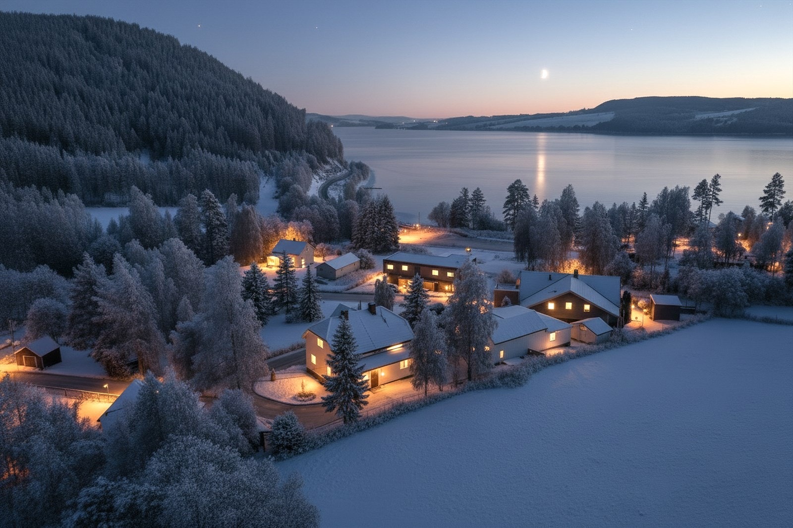 Kveldsstemning. Galleribilde