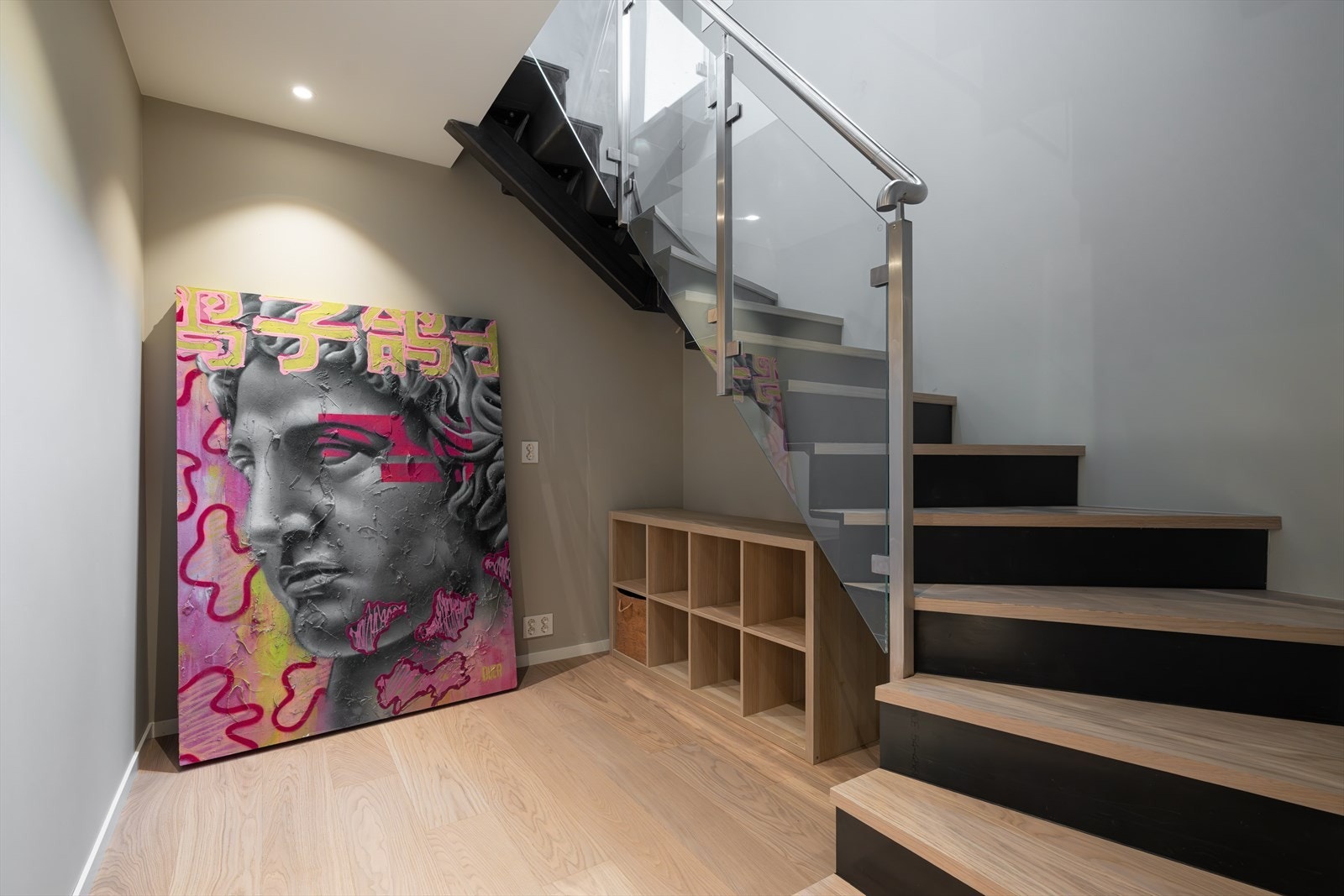 Lys og moderne trappegang Galleribilde