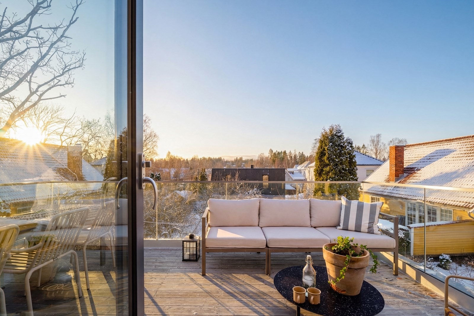 Her kan man slappe av og nyte solfylte dager Galleribilde