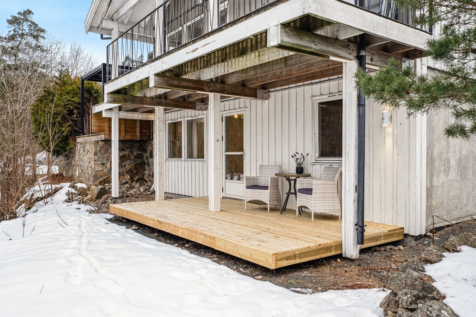 Terrassen har et bruksareal på 14 m². Galleribilde