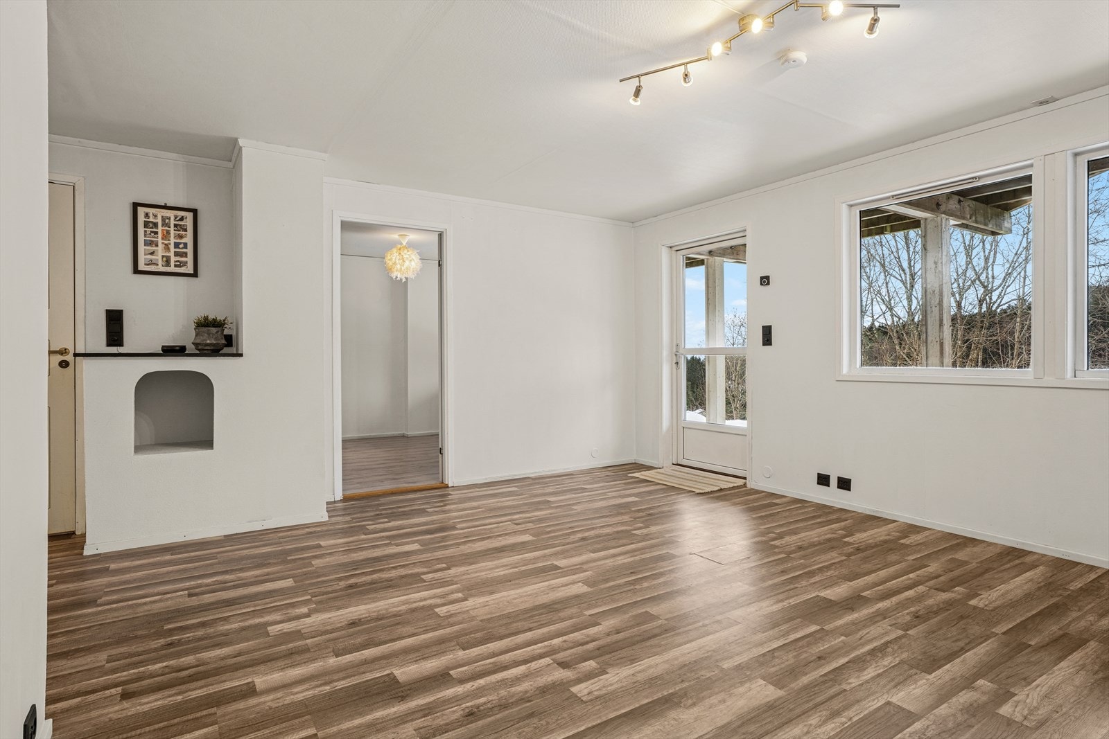 En lettstelt boligen med et internt bruksareal på 78 kvm. Galleribilde