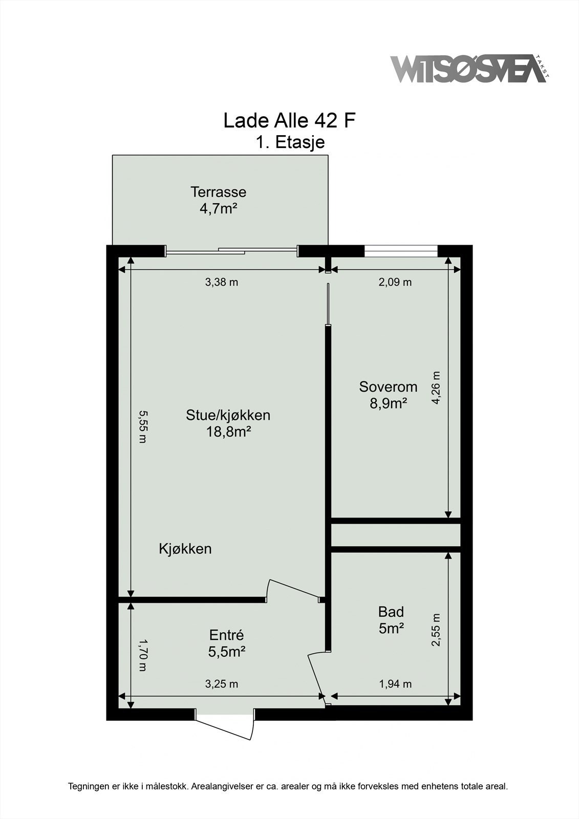 Planskisse 1. etasje Galleribilde