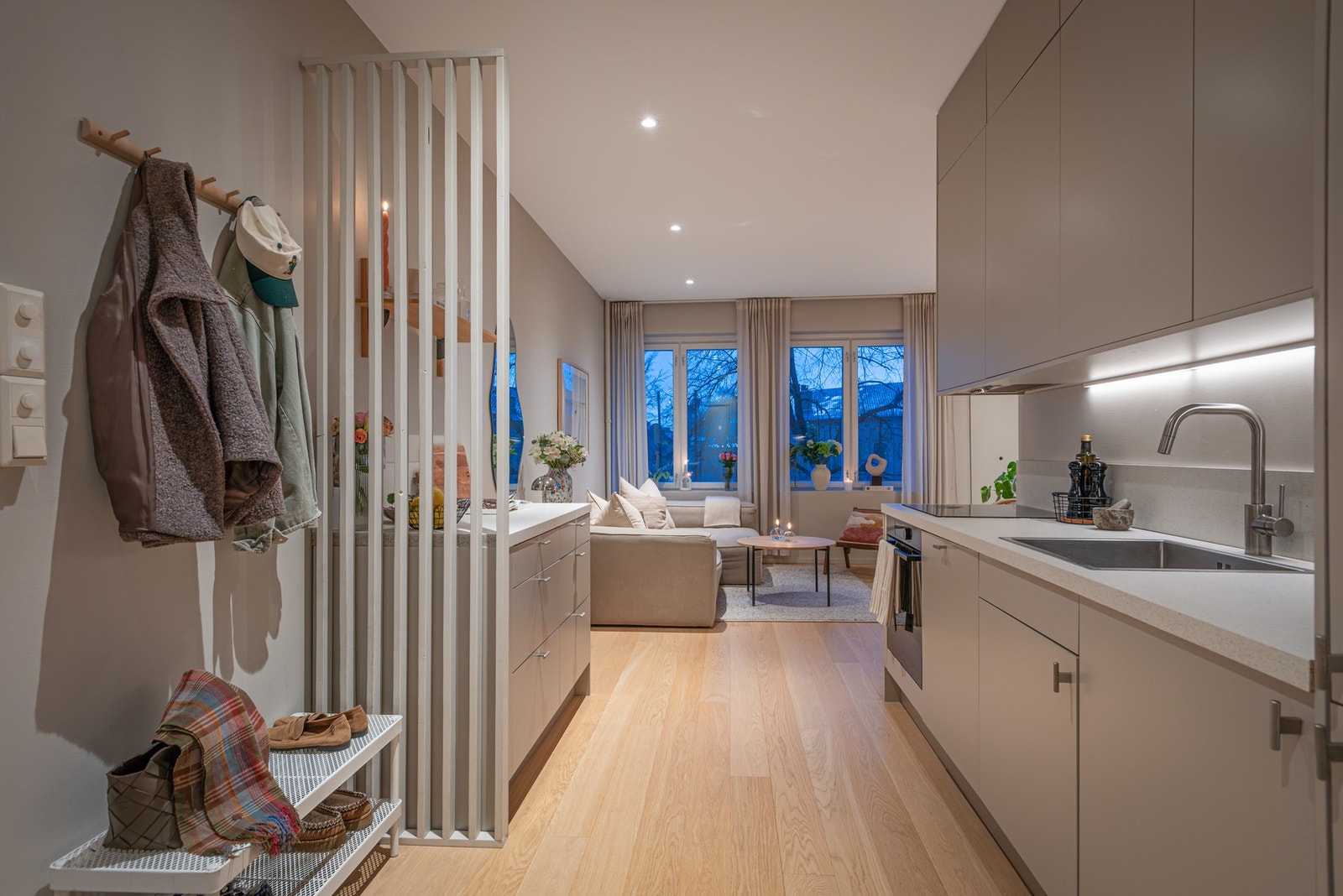 Her har du flere skreddersydde løsninger og svært god utnyttelse av arealet. Galleribilde